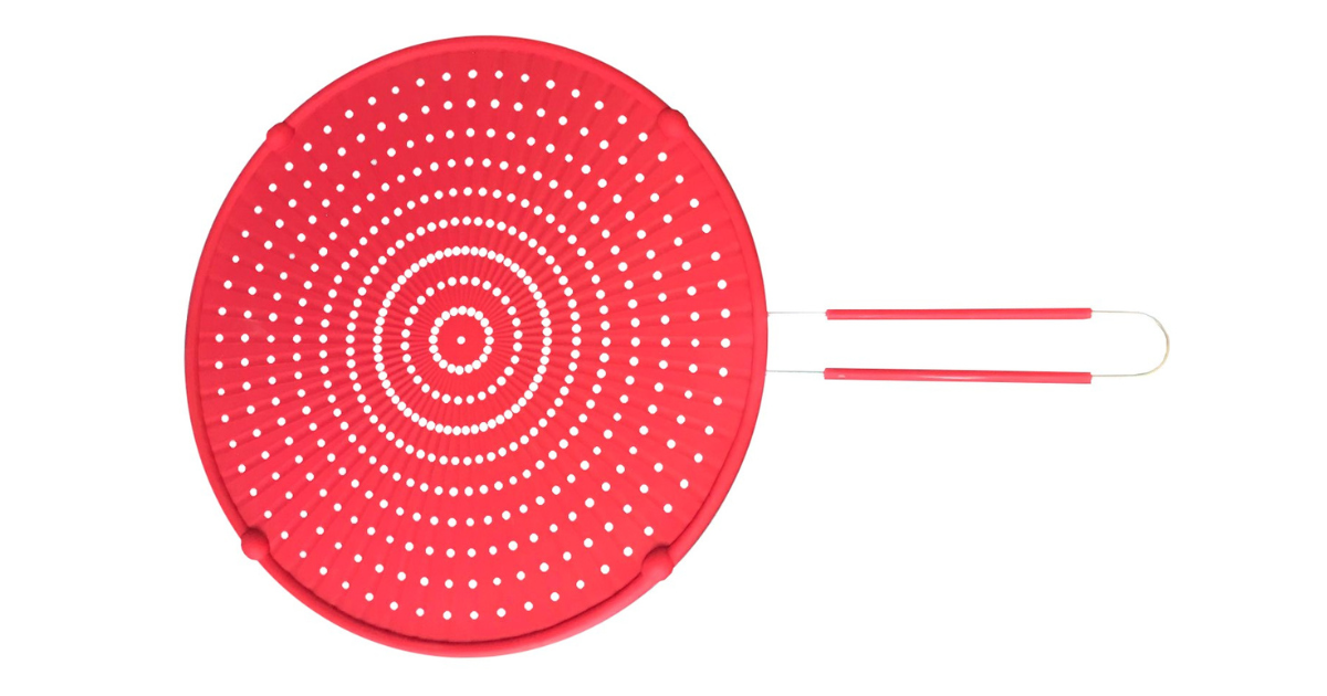 FIVE Couvercle Anti-Projection Inox 33cm Naturel Pas Cher