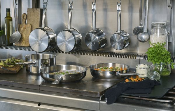 Série de 5 casseroles en acier inoxydable - Professionnelle – Image 3