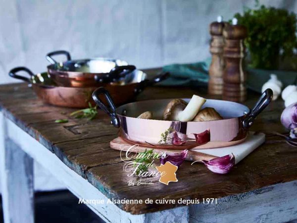 Casserole en cuivre massif de 1,7mm d'épaisseur - Les Classiques – Image 5