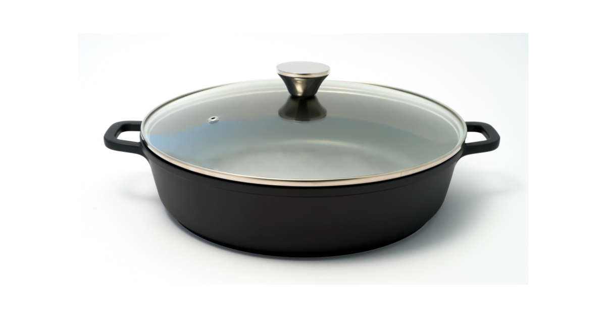 BAUMALU 341979 Batteria Da Cucina In Acciaio Inox Con Coperchio In Vetro – Adatta A Induzione, Lavabile In Lavastoviglie