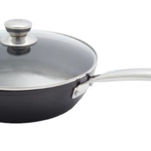 Sauteuse anti-adhérente avec couvercle en verre - Black Edition