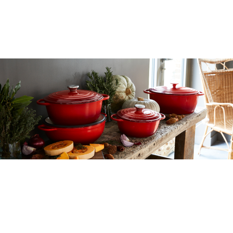 Cocotte ovale en fonte gamme Tradition - Baumalu boutique