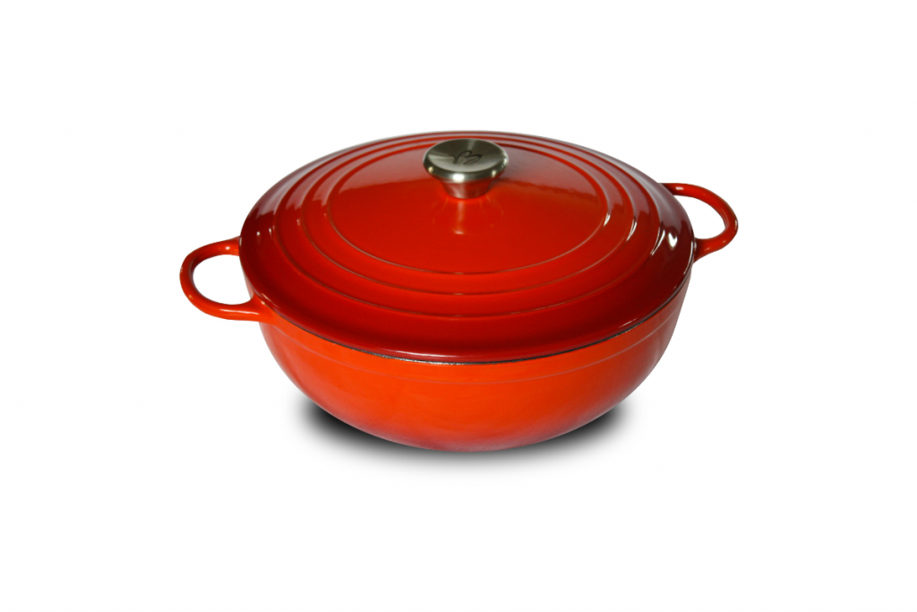 Cocotte Le Creuset Orange 24,5 Cm – Fonte – Tous Feux – Made In France – Occasion