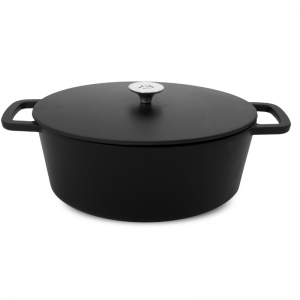 cocotte ovale gamme black design Baumalu