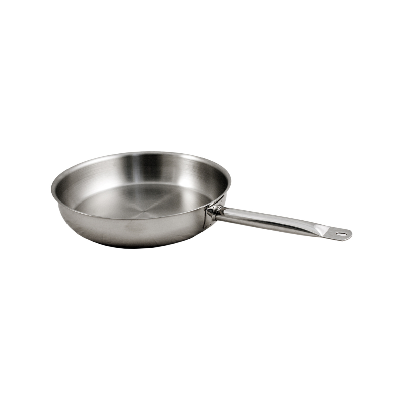 POELE INOX 28 CM POIGNEE FIXE