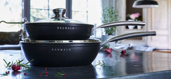 Sauteuse anti-adhérente avec couvercle en verre - Black Edition – Image 3