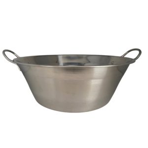 Bassine à sucreries en inox - 38cm