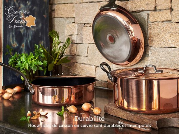 Faitout avec couvercle de 1,7mm d'épaisseur - 24cm - B'Chef – Image 7