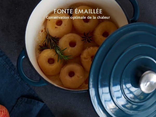 Cocotte ronde avec couvercle Vert d'eau – Image 2