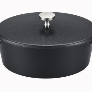 Mini cocotte ovale avec couvercle - 12,5 x 9,5cm - Black Design - Les minis