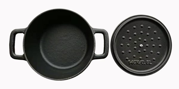 Mini cocotte ronde avec couvercle - Black Design - Les minis – Image 2