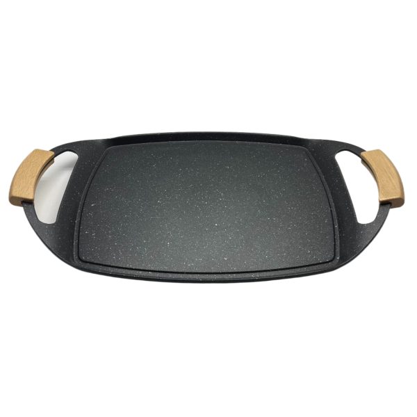 Plancha rectangulaire anti-adhérente - 48,5 x 28,5cm – Image 2