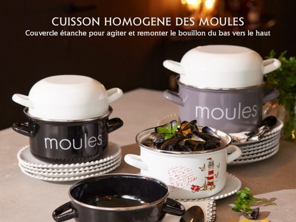 Marmite à moules rouge – Image 4