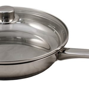 poêle a frire métal inox 28cm baumalu