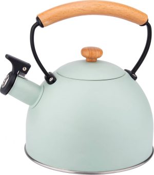 Bouilloire à sifflet en inox - 2,5L