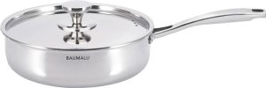 Sauteuse en triple couche avec couvercle - 24 cm - Triplinox