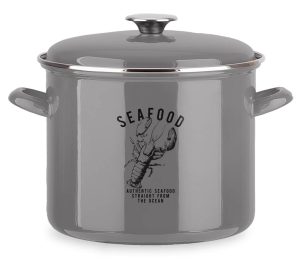Traiteur gris - Décor Homard - diamètre 26cm