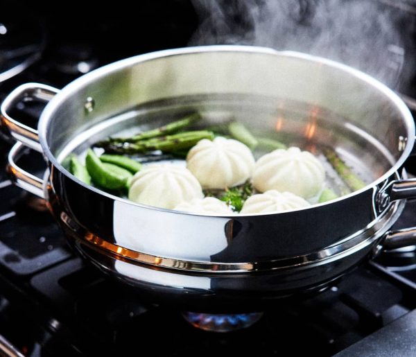 Wok & Wok vapeur 2 en 1 Ø32 cm – Image 2