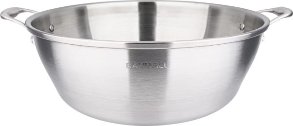 Bassine inox en triple couche - 38 cm