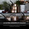 Casserole en cuivre massif de 1mm d'épaisseur - Les Classiques – Image 5