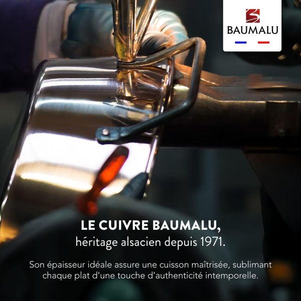Faitout avec couvercle en cuivre de 1,7mm d'épaisseur – Image 5